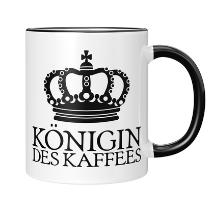 CupHaven® Sprüche Tasse - Königin des Kaffees - Geschenk mit coolen, lustigen und schönen Sprüchen