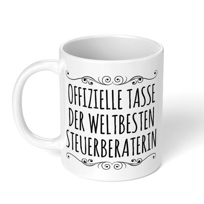 CupHaven® Steuerberater Tasse - Weltbeste Steuerberaterin - Geschenk für Steuerberater und Steuerberaterinnen