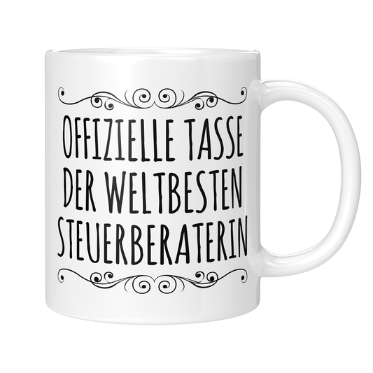CupHaven® Steuerberater Tasse - Weltbeste Steuerberaterin - Geschenk für Steuerberater und Steuerberaterinnen