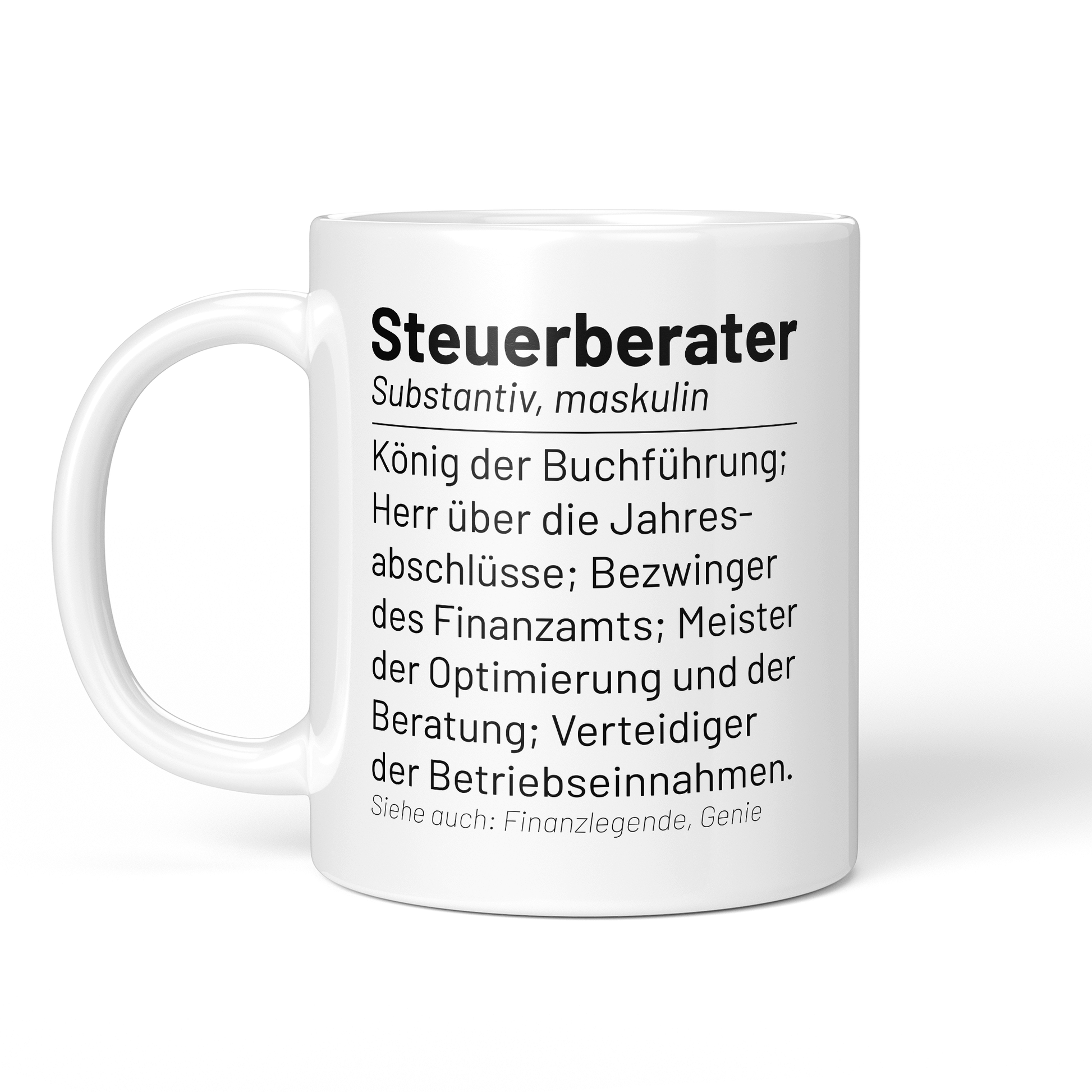 CupHaven® Steuerberater Tasse - Wörterbuch "Steuerberater" - Geschenk für Steuerberater und Steuerberaterinnen