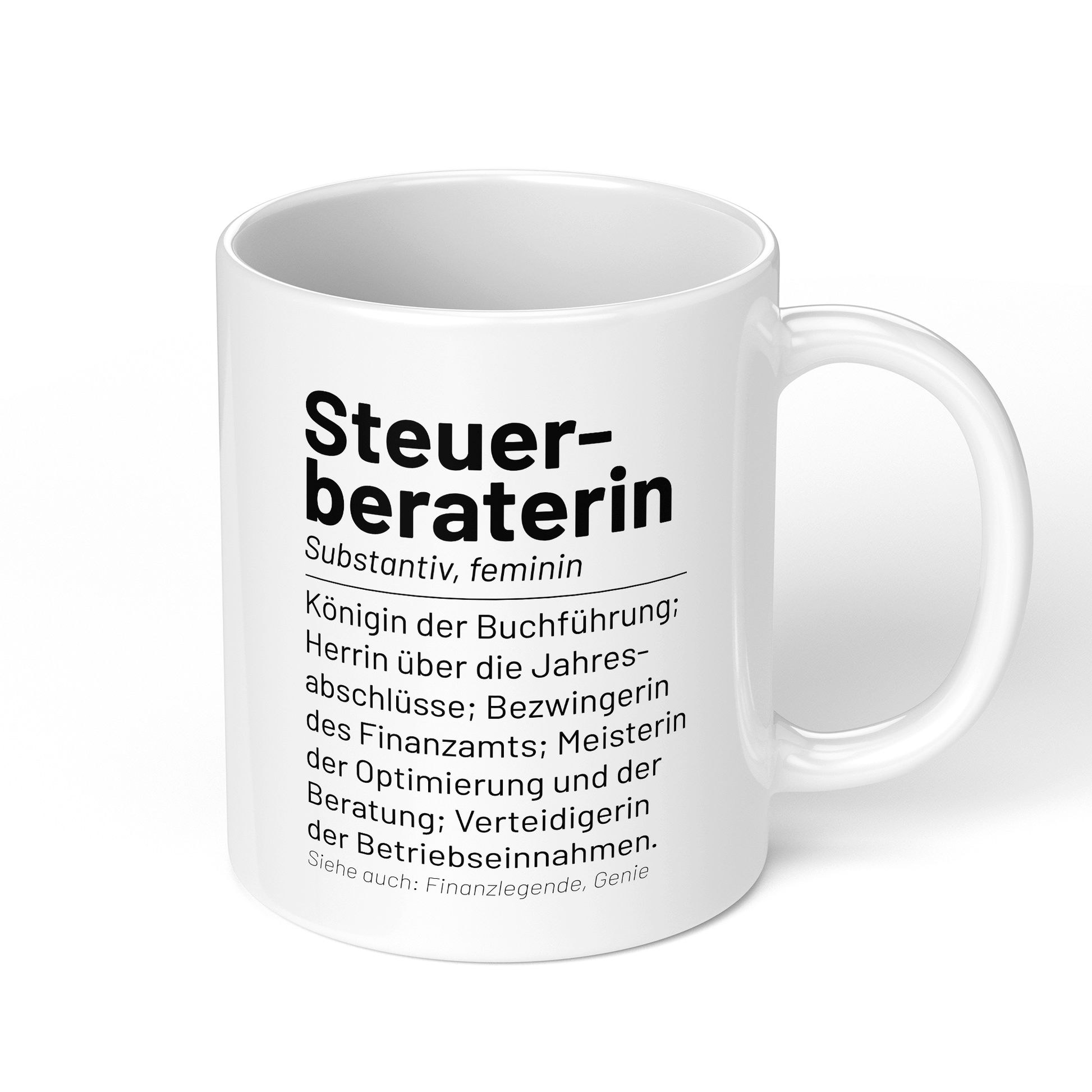 CupHaven® Steuerberater Tasse - Wörterbuch "Steuerberaterin" - Geschenk für Steuerberater und Steuerberaterinnen