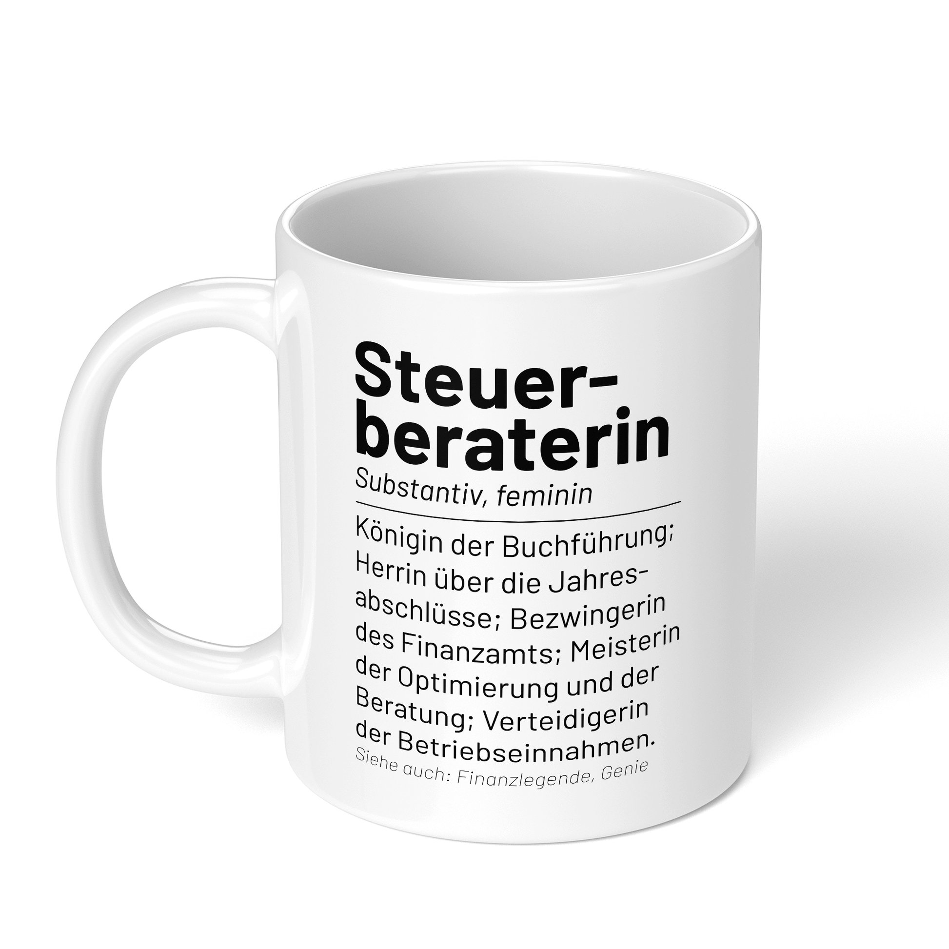 CupHaven® Steuerberater Tasse - Wörterbuch "Steuerberaterin" - Geschenk für Steuerberater und Steuerberaterinnen