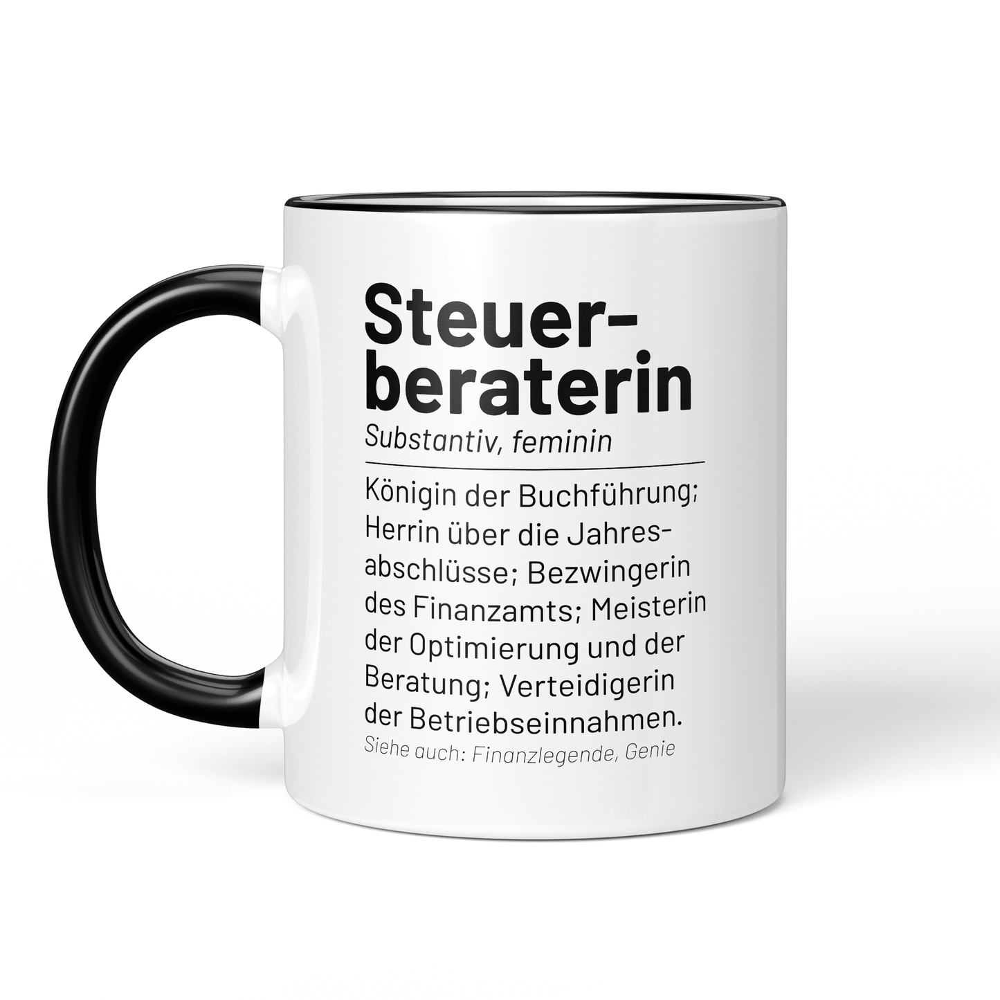 CupHaven® Steuerberater Tasse - Wörterbuch "Steuerberaterin" - Geschenk für Steuerberater und Steuerberaterinnen