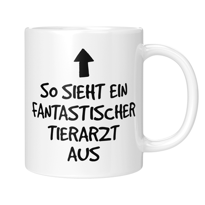 CupHaven® Tierarzt Tasse - Fantastischer Tierarzt - Geschenk für Tierärzte und Tierärztinnen