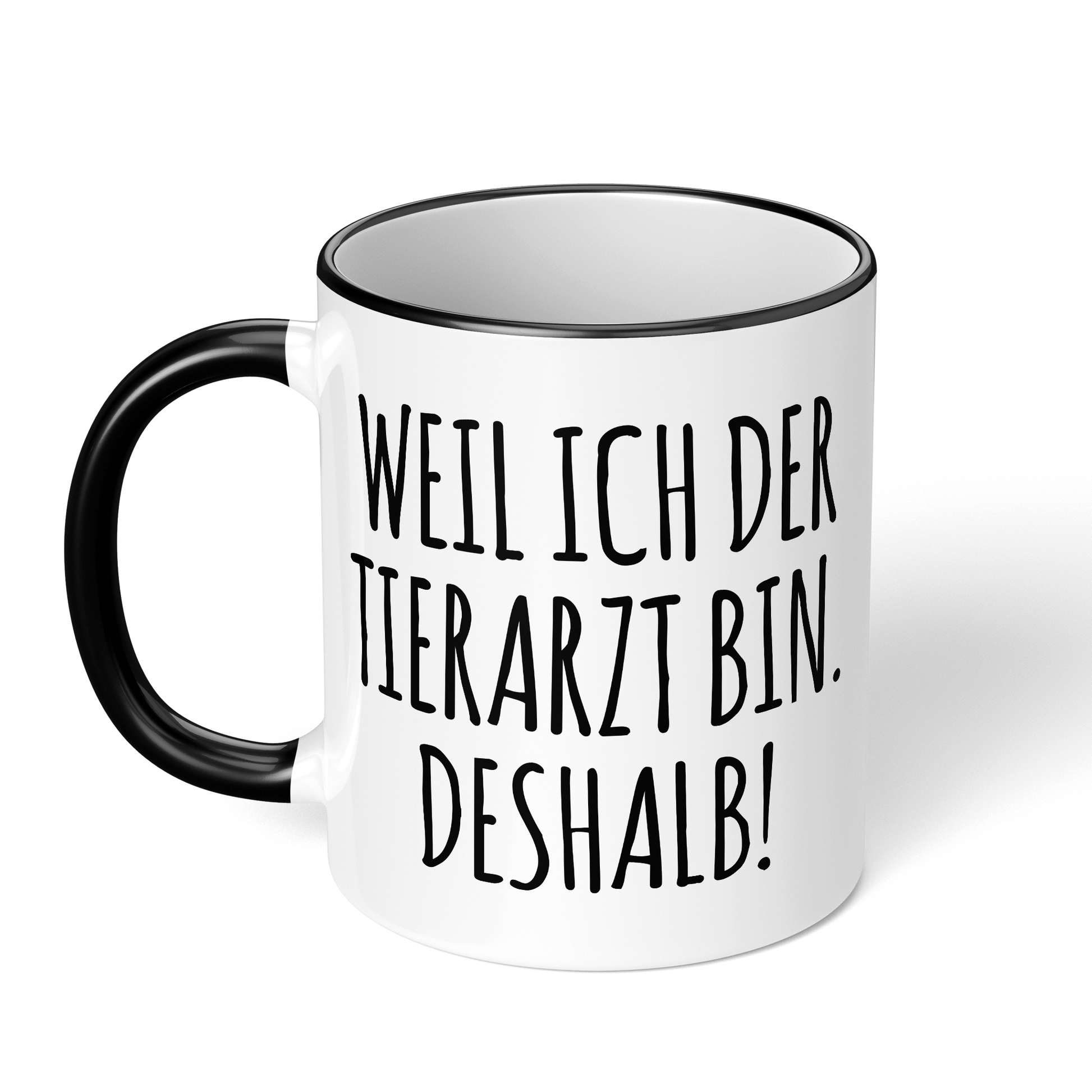 CupHaven® Tierarzt Tasse - Weil ich der Tierarzt bin. Deshalb! - Geschenk für Tierärzte und Tierärztinnen