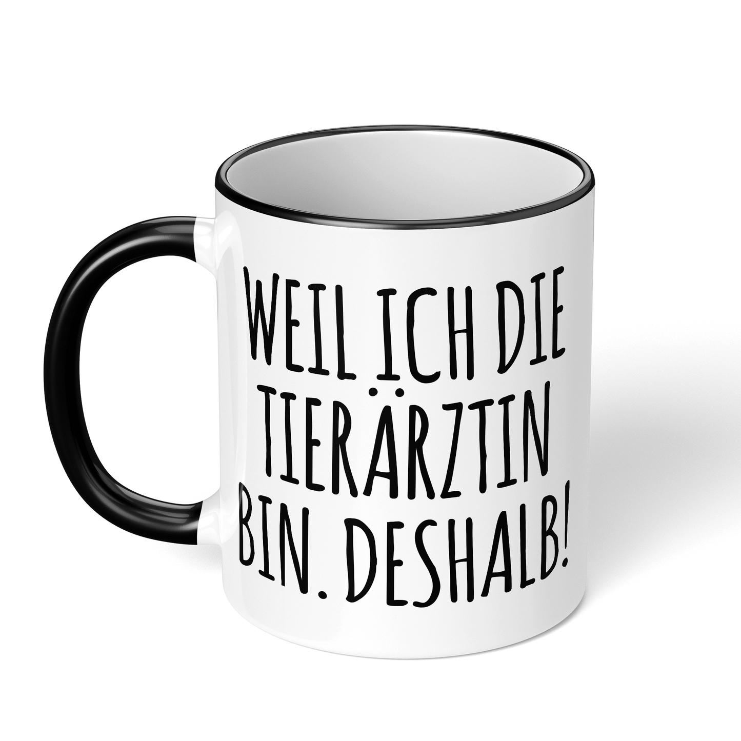 CupHaven® Tierarzt Tasse - Weil ich die Tierärztin bin. Deshalb! - Geschenk für Tierärzte und Tierärztinnen