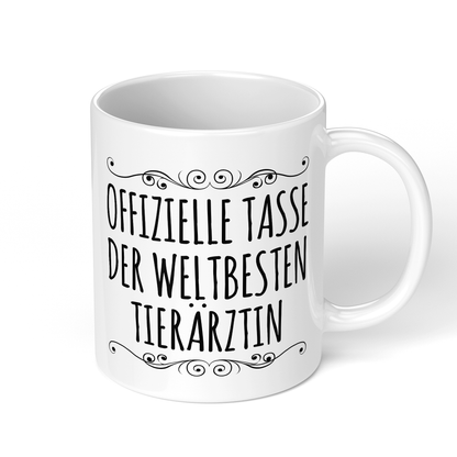CupHaven® Tierarzt Tasse - Weltbeste Tierärztin - Geschenk für Tierärzte und Tierärztinnen