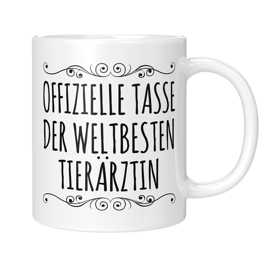 CupHaven® Tierarzt Tasse - Weltbeste Tierärztin - Geschenk für Tierärzte und Tierärztinnen