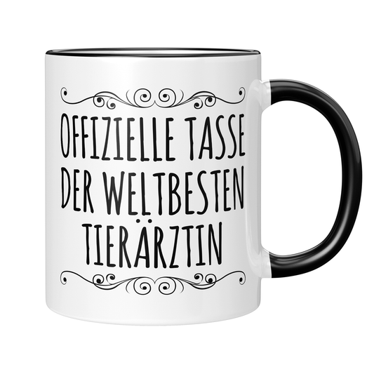 CupHaven® Tierarzt Tasse - Weltbeste Tierärztin - Geschenk für Tierärzte und Tierärztinnen