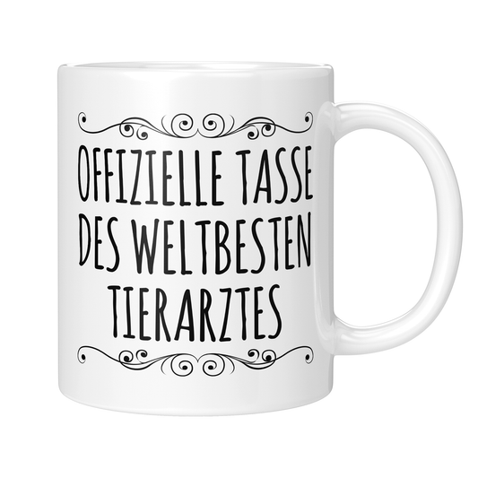 CupHaven® Tierarzt Tasse - Weltbester Tierarzt - Geschenk für Tierärzte und Tierärztinnen