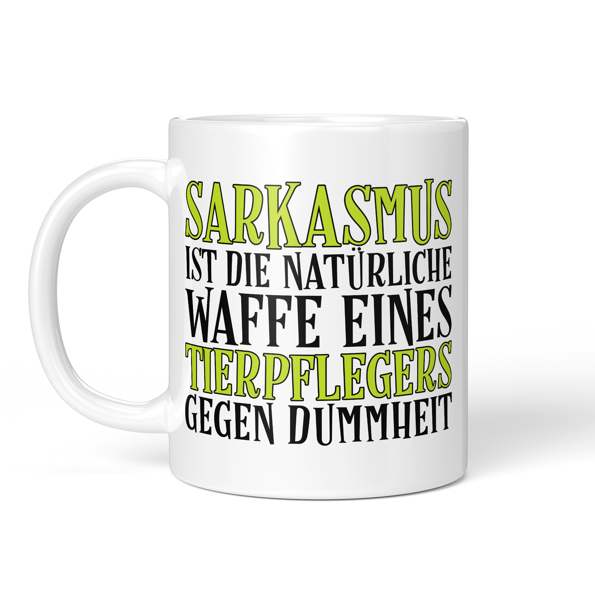 CupHaven® Tierpfleger Tasse - Sarkasmus eines Tierpflegers - Geschenk für Tierpfleger und Tierpflegerinnen