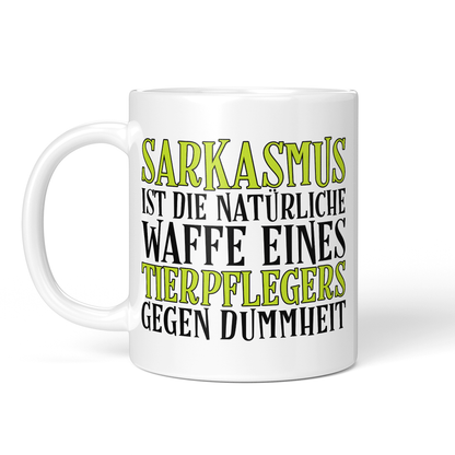 CupHaven® Tierpfleger Tasse - Sarkasmus eines Tierpflegers - Geschenk für Tierpfleger und Tierpflegerinnen