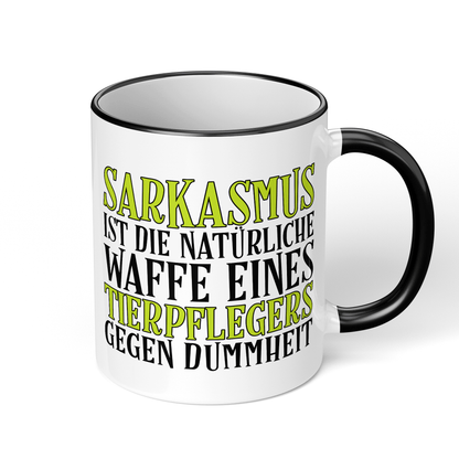 CupHaven® Tierpfleger Tasse - Sarkasmus eines Tierpflegers - Geschenk für Tierpfleger und Tierpflegerinnen
