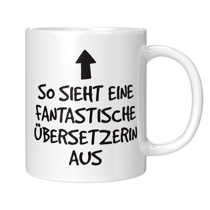 Übersetzer Tasse - Fantastische Übersetzerin (Übersetzung, Geschenk)