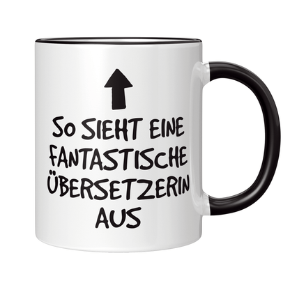 Übersetzer Tasse - Fantastische Übersetzerin (Übersetzung, Geschenk)