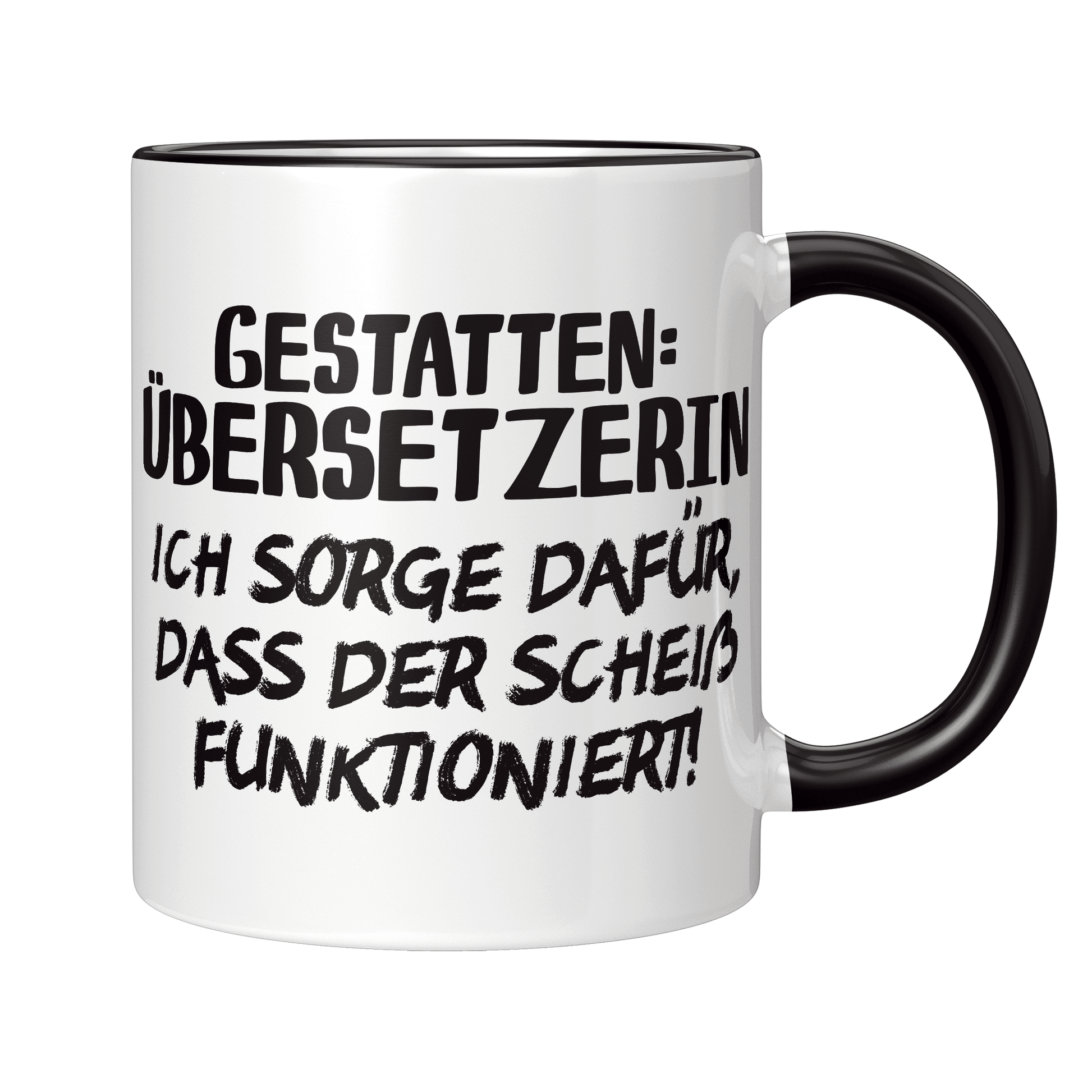 Übersetzer Tasse - Gestatten: Übersetzerin (Übersetzung, Geschenk)