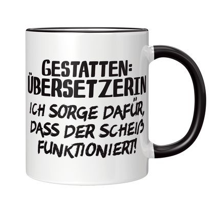 Übersetzer Tasse - Gestatten: Übersetzerin (Übersetzung, Geschenk)