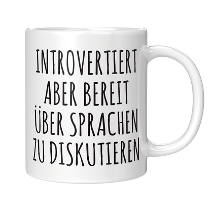 Übersetzer Tasse - Introvertierter Übersetzer (Übersetzerin, Geschenk)