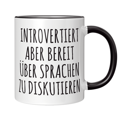 Übersetzer Tasse - Introvertierter Übersetzer (Übersetzerin, Geschenk)