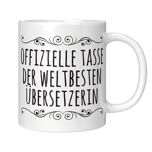 Übersetzer Tasse - Weltbeste Übersetzerin (Übersetzung, Geschenk)