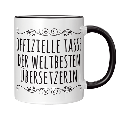 Übersetzer Tasse - Weltbeste Übersetzerin (Übersetzung, Geschenk)