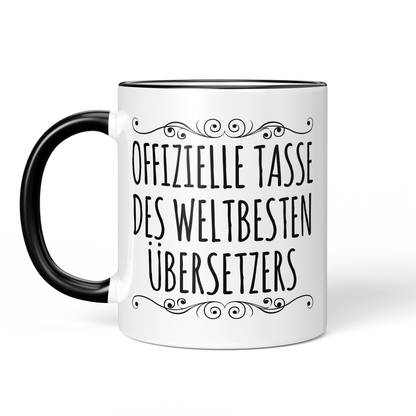 CupHaven® Übersetzer Tasse - Weltbester Übersetzer - Geschenk für Übersetzer und Übersetzerinnen