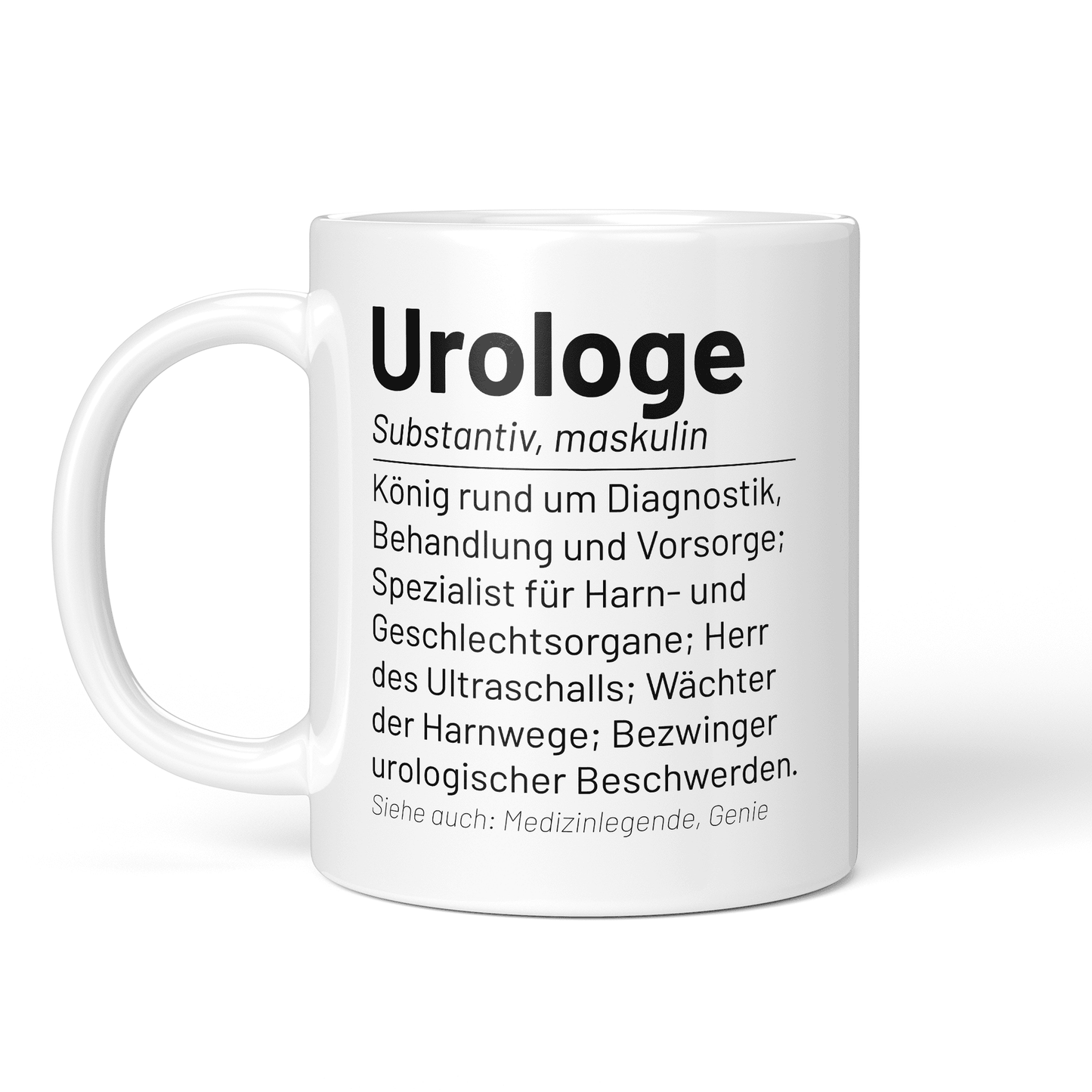 CupHaven® Urologie Tasse - Wörterbuch "Urologe" - Geschenk für Urologen und Urologinnen
