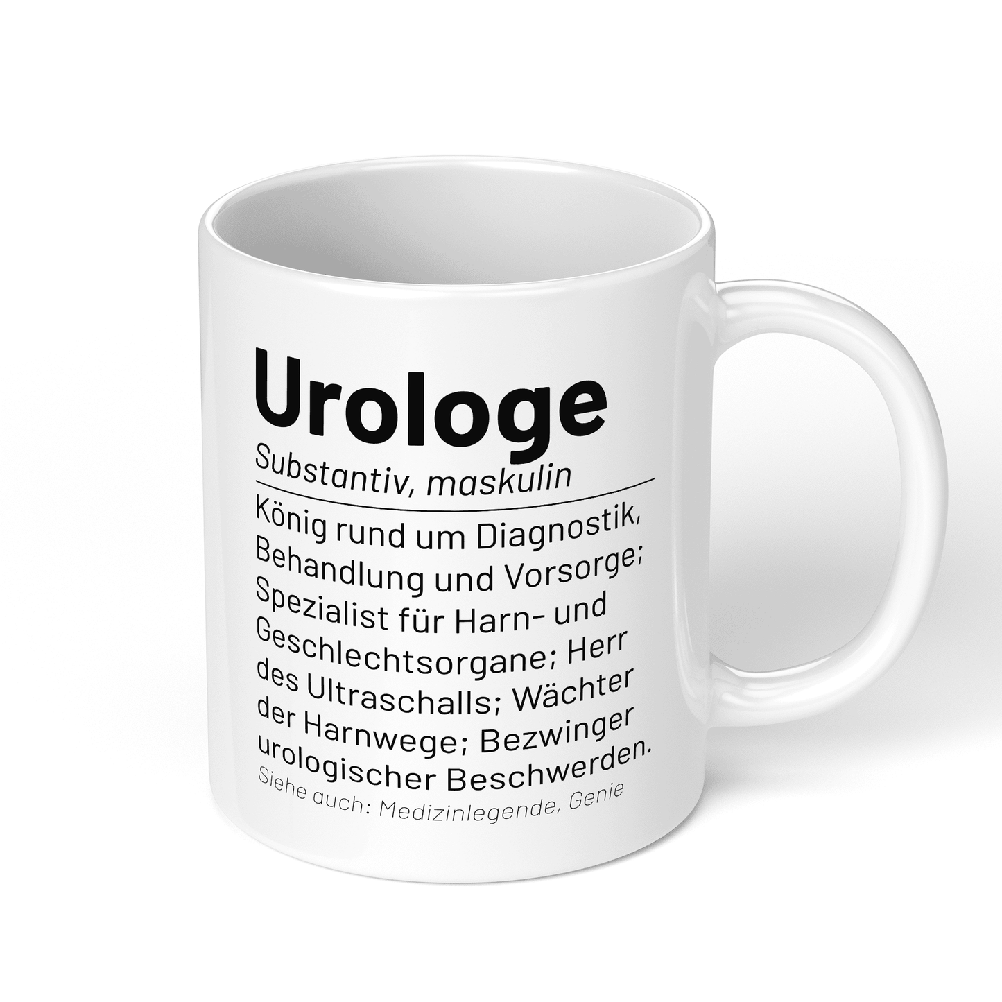 CupHaven® Urologie Tasse - Wörterbuch "Urologe" - Geschenk für Urologen und Urologinnen