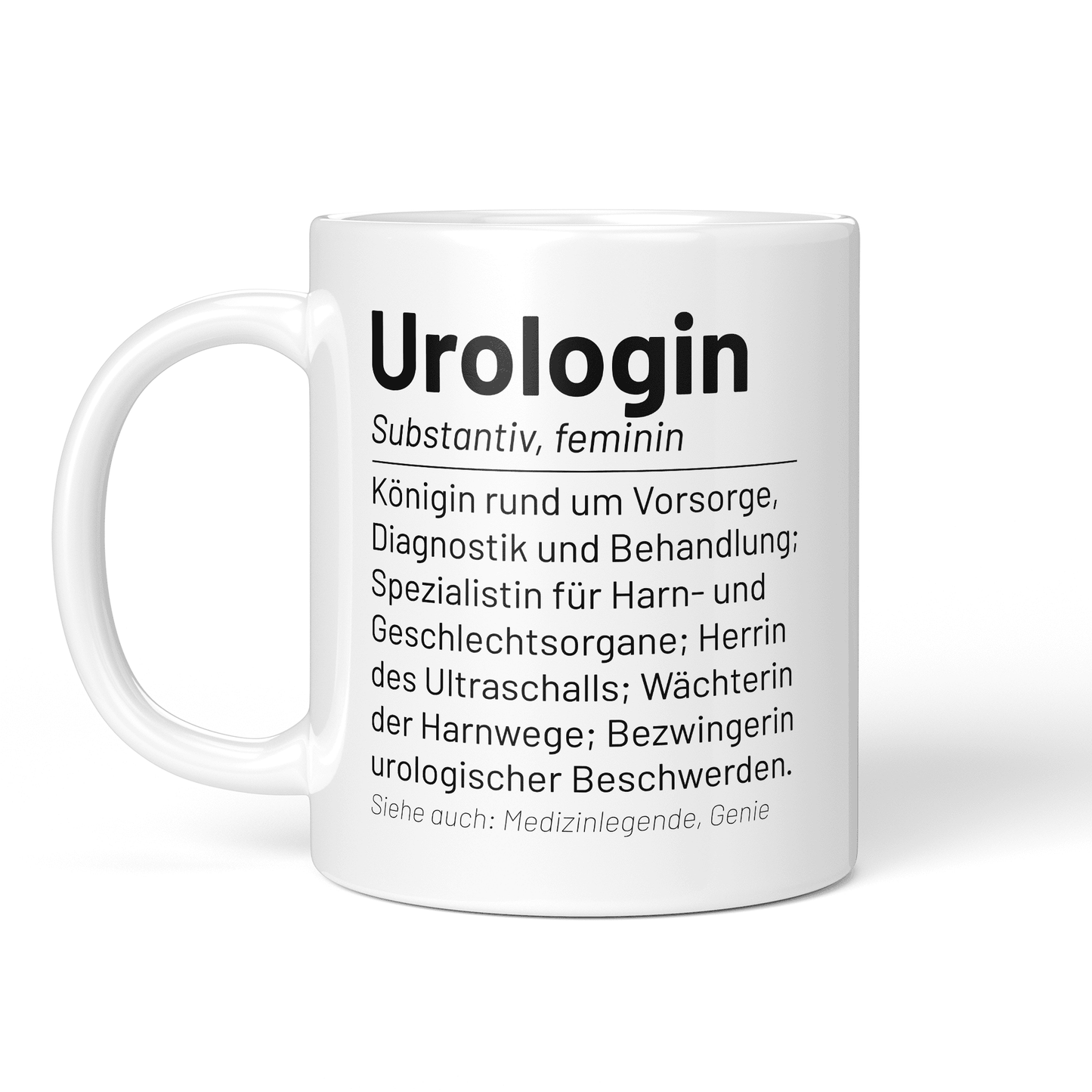 CupHaven® Urologie Tasse - Wörterbuch "Urologin" - Geschenk für Urologen und Urologinnen