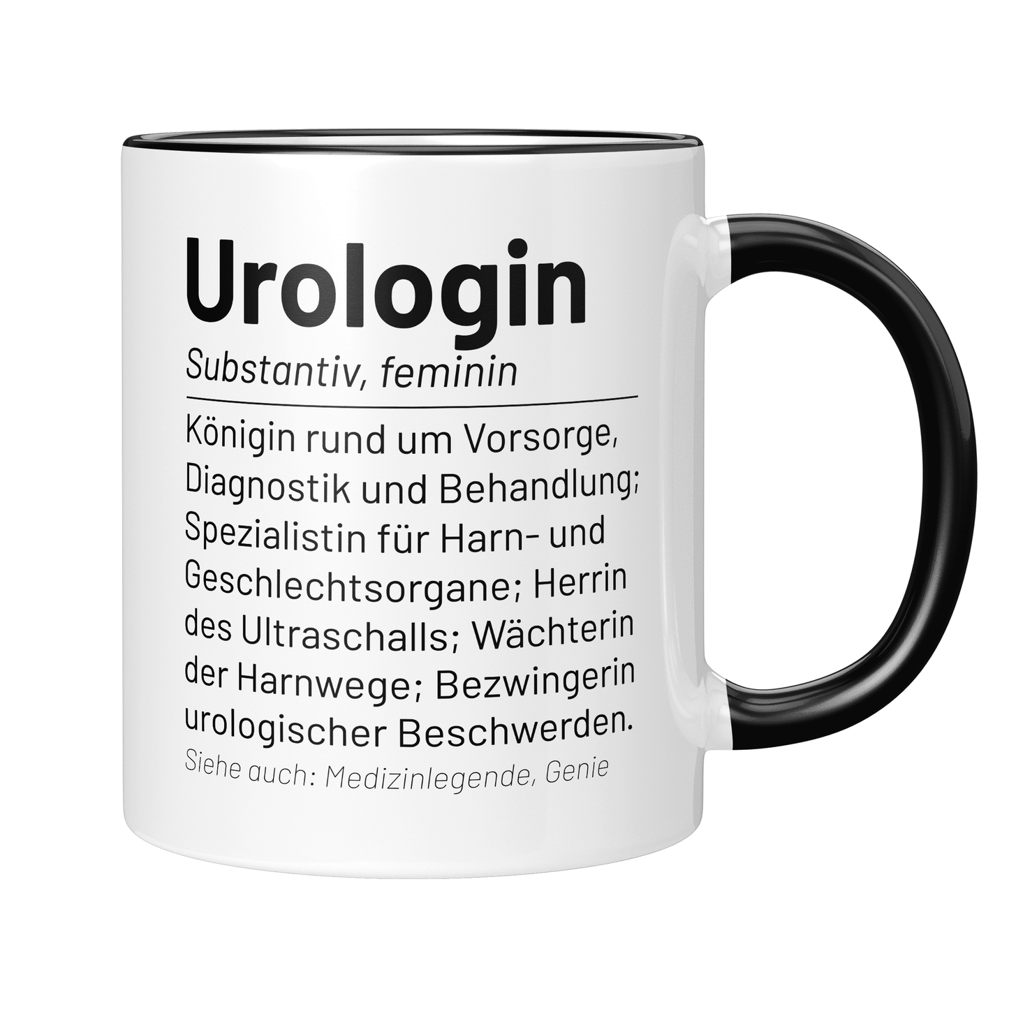 CupHaven® Urologie Tasse - Wörterbuch "Urologin" - Geschenk für Urologen und Urologinnen