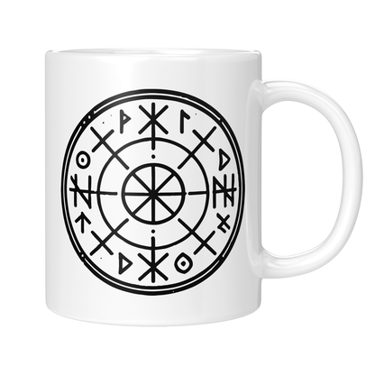 Wikinger Tasse - Runenkreis (Paganismus, Heidentum, Nordische Mythologie, Geschenk)