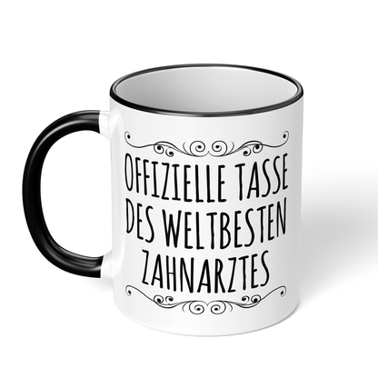 CupHaven® Zahnarzt Tasse - Weltbester Zahnarzt - Geschenk für Zahnärzte und Zahnärztinnen