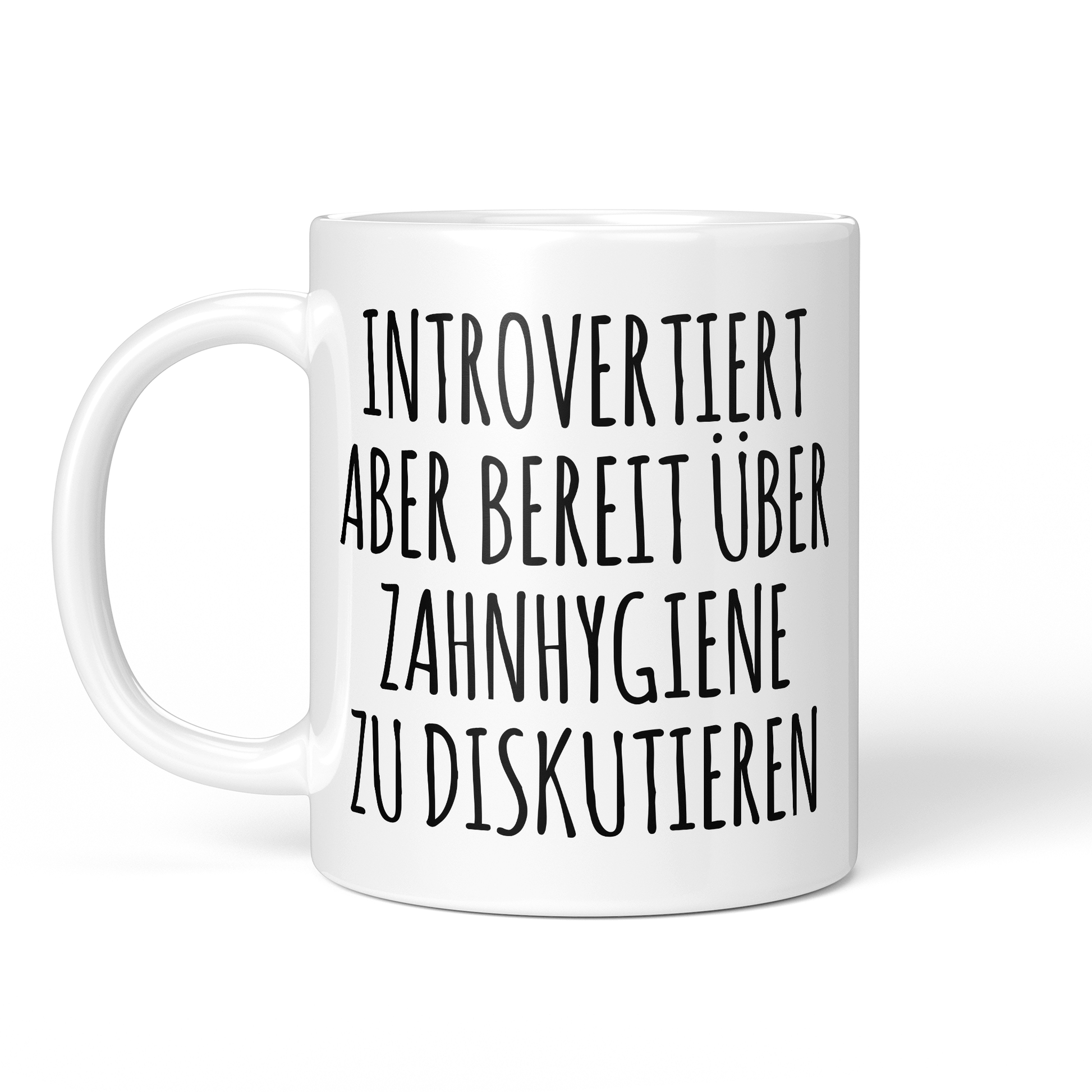CupHaven® Zahnarzthelferin Tasse - Introvertierte Zahnarzthelferin - Geschenk für Zahnmedizinische Fachangestellte oder ZFAs