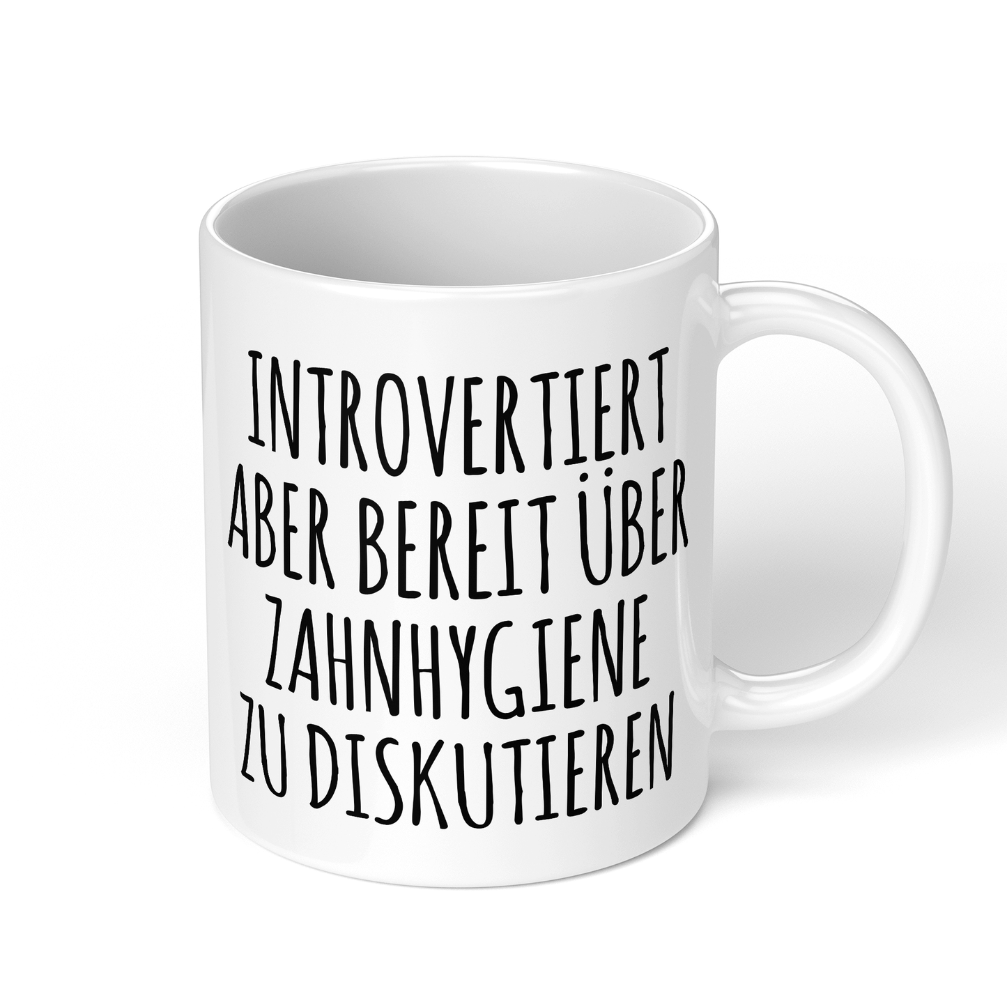CupHaven® Zahnarzthelferin Tasse - Introvertierte Zahnarzthelferin - Geschenk für Zahnmedizinische Fachangestellte oder ZFAs