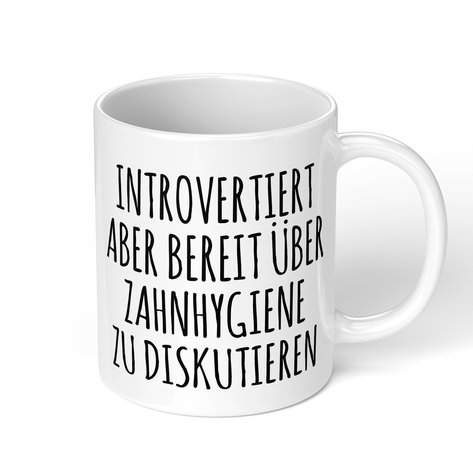 CupHaven® Zahnarzthelferin Tasse - Introvertierte Zahnarzthelferin - Geschenk für Zahnmedizinische Fachangestellte oder ZFAs