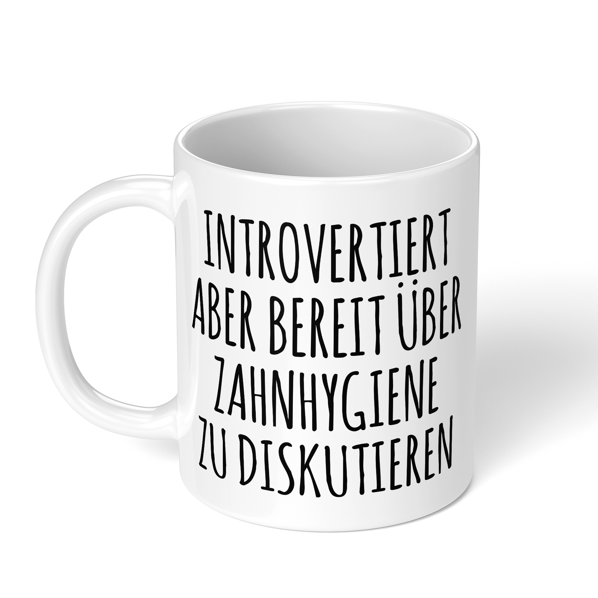 CupHaven® Zahnarzthelferin Tasse - Introvertierte Zahnarzthelferin - Geschenk für Zahnmedizinische Fachangestellte oder ZFAs