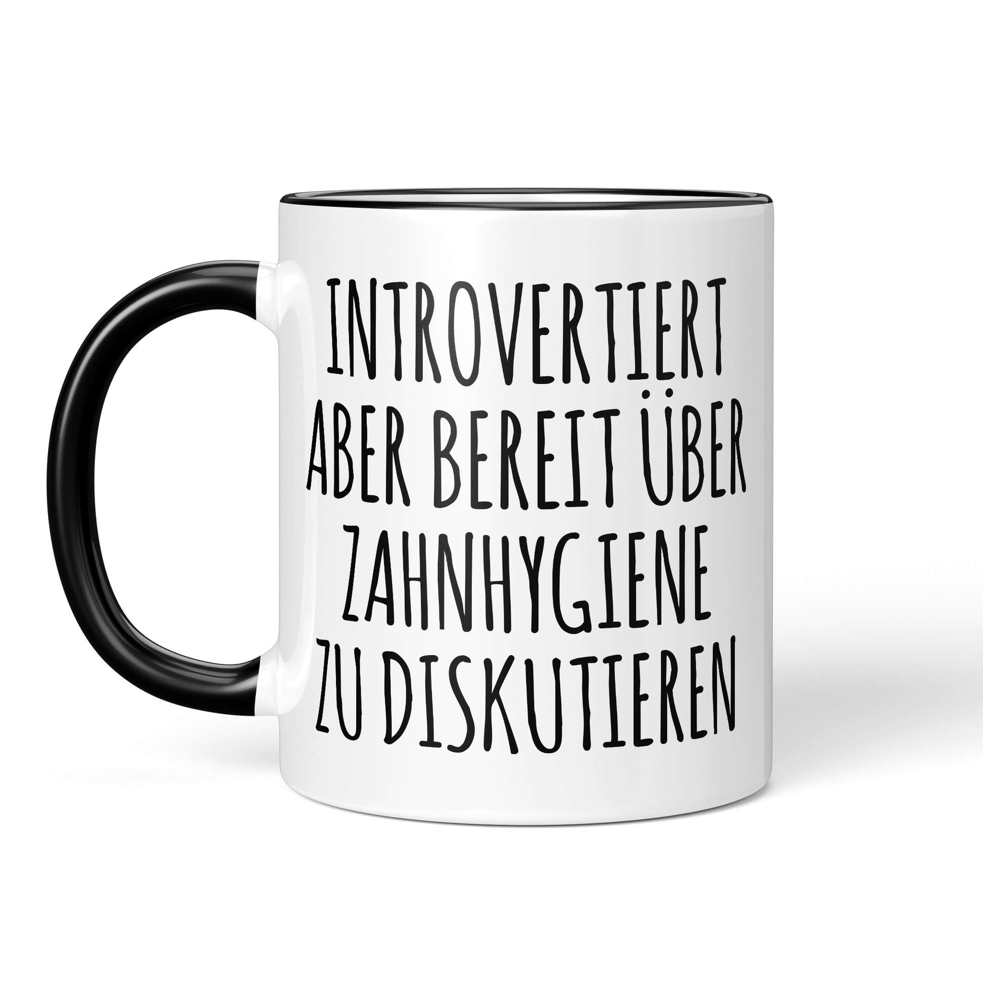 CupHaven® Zahnarzthelferin Tasse - Introvertierte Zahnarzthelferin - Geschenk für Zahnmedizinische Fachangestellte oder ZFAs