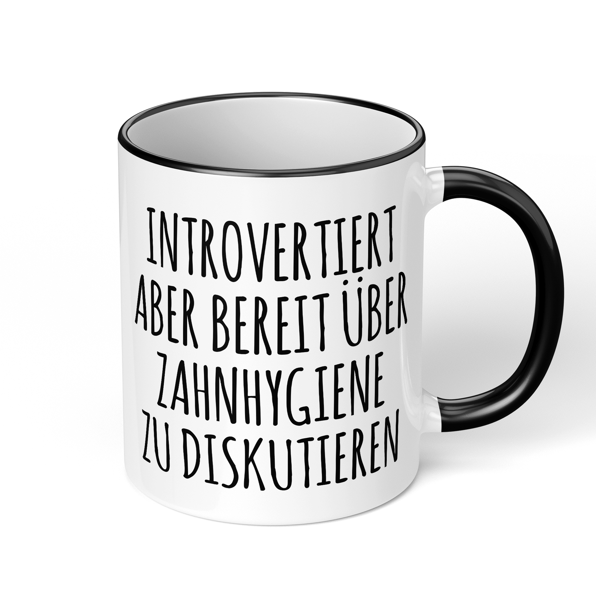 CupHaven® Zahnarzthelferin Tasse - Introvertierte Zahnarzthelferin - Geschenk für Zahnmedizinische Fachangestellte oder ZFAs