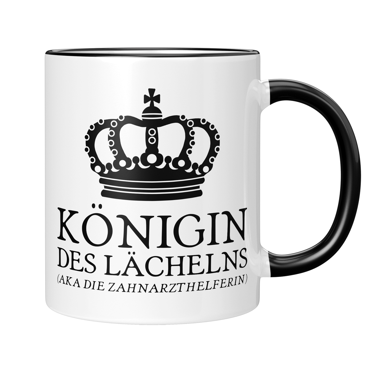 Zahnarzthelferin Tasse - Königin des Lächelns (Zahnmedizinische Fachangestellte, ZFA, Geschenk)
