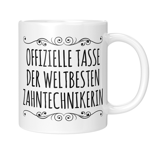 CupHaven® Zahntechniker Tasse - Weltbeste Zahntechnikerin - Geschenk für Zahntechniker und Zahntechnikerinnen