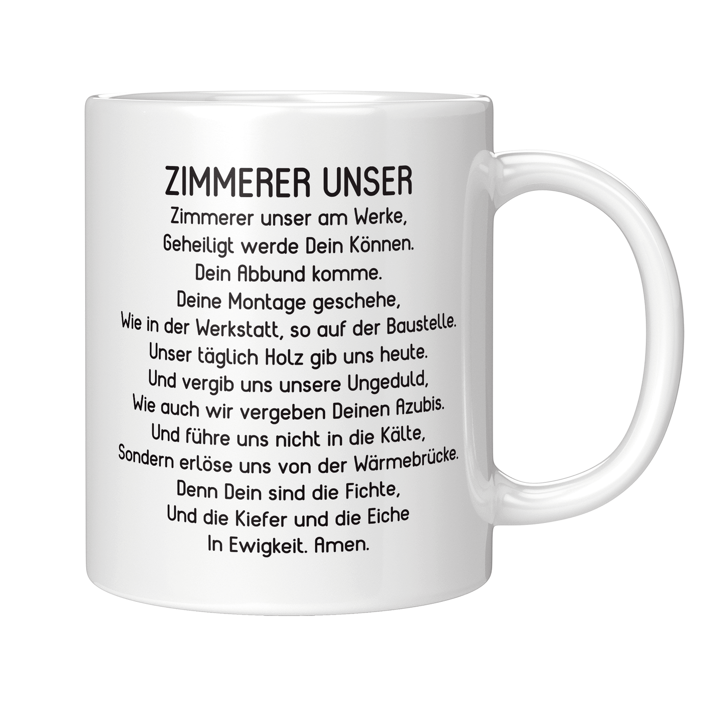 Zimmerer Tasse Zimmerer Unser Gebet