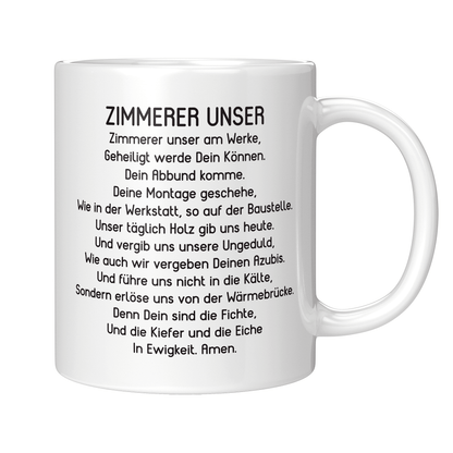Zimmerer Tasse Zimmerer Unser Gebet