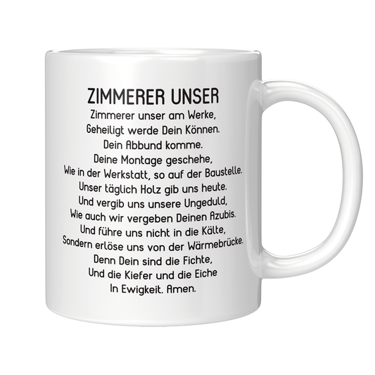 Zimmerer Tasse Zimmerer Unser Gebet